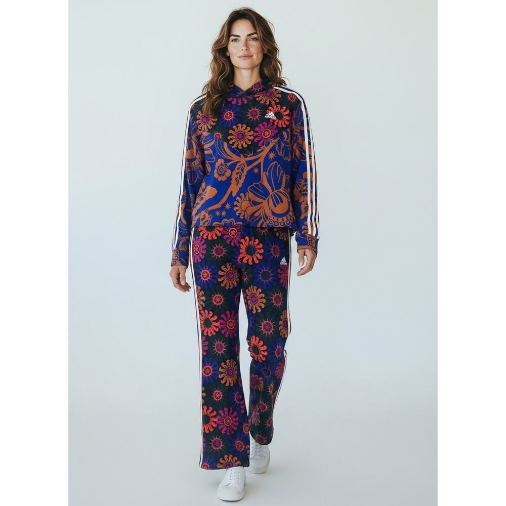 Adidas x FARM Rio Tropical Print Hoodie Pants Set XS Small